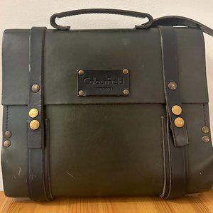 London Leather Satchel Purse Crossbody Backpack | Handmade in Britain
